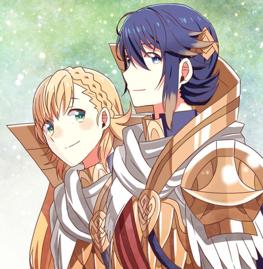 sharena and alfonse (fire emblem and 1 more) drawn by takana_(momoti678)