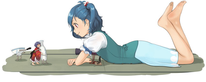 tatara kogasa and sukuna shinmyoumaru (touhou) drawn by kitano_(kitanosnowwhite)