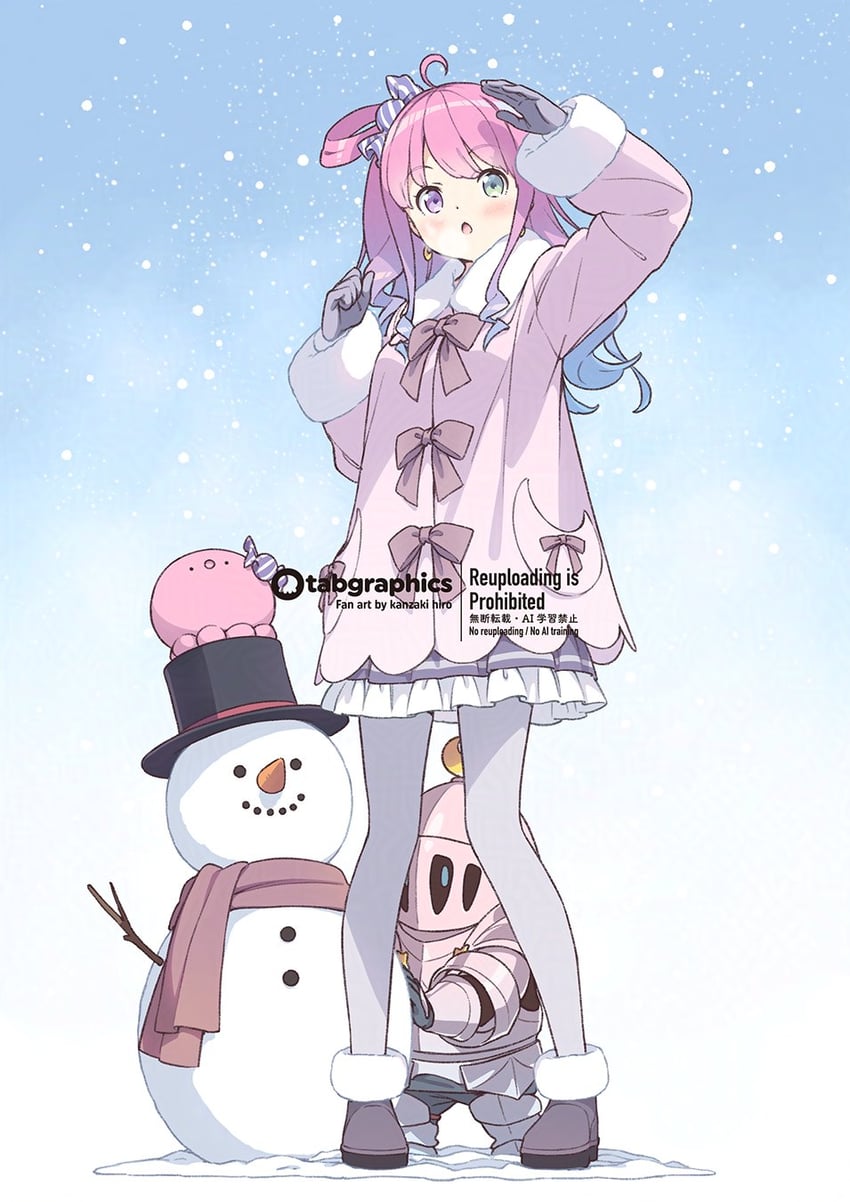 himemori luna and luknight (hololive and 1 more) drawn by kanzaki_hiro
