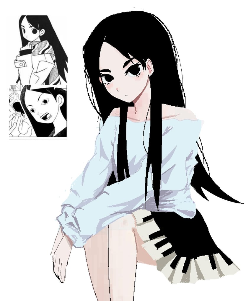 kitsu chiri (sayonara zetsubou sensei) drawn by zukii3_mii_(mizumolasses)