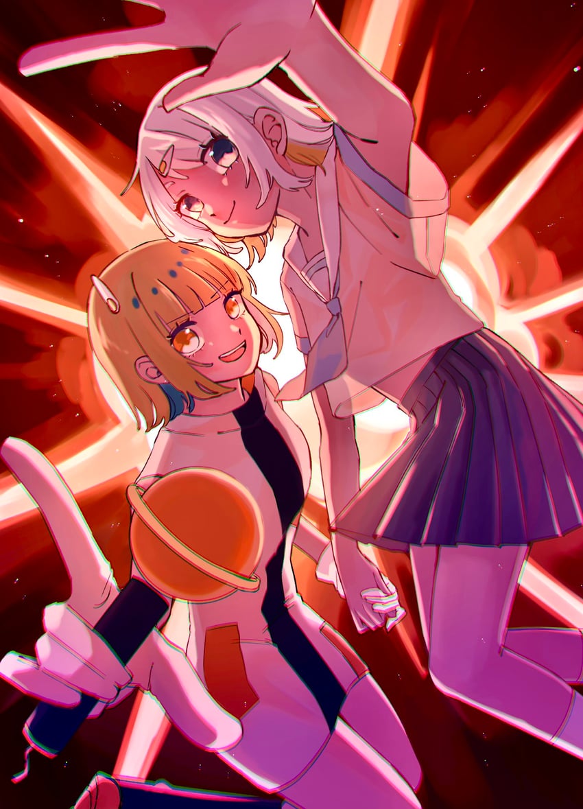 nira-chan (zutto mayonaka de ii no ni and 2 more) drawn by sharrard_cole