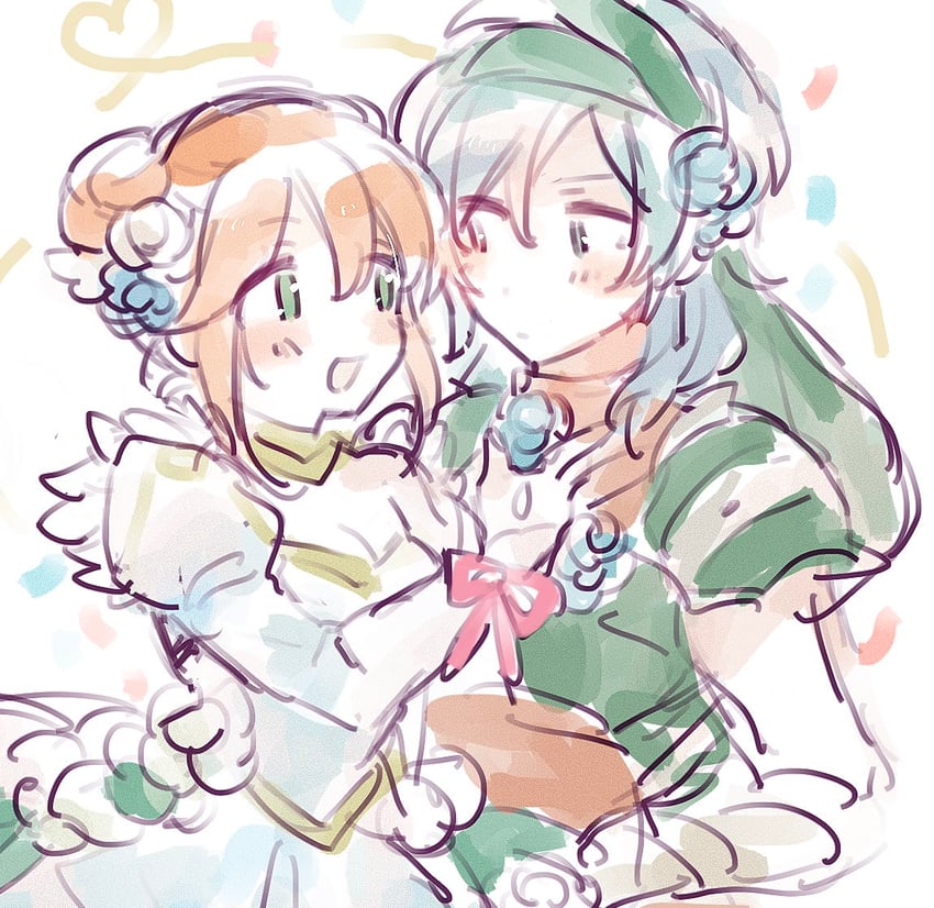 echidna and larum (fire emblem and 2 more) drawn by mbkmmm