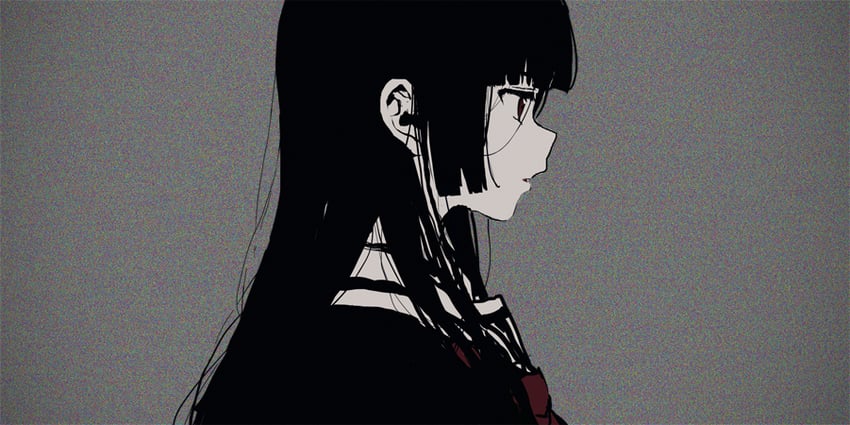 enma ai (jigoku shoujo) drawn by hirota_tsuu
