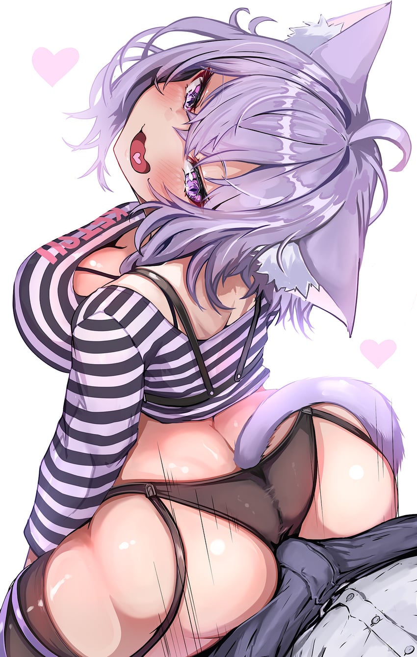 nekomata okayu (hololive and 1 more) drawn by kajimakoto