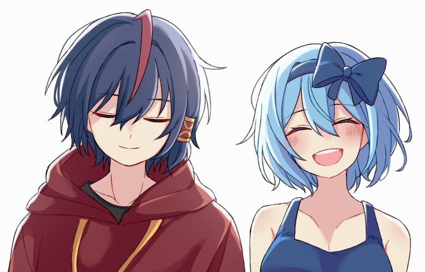 claire elford and wilardo adler (witch's heart) drawn by biyo