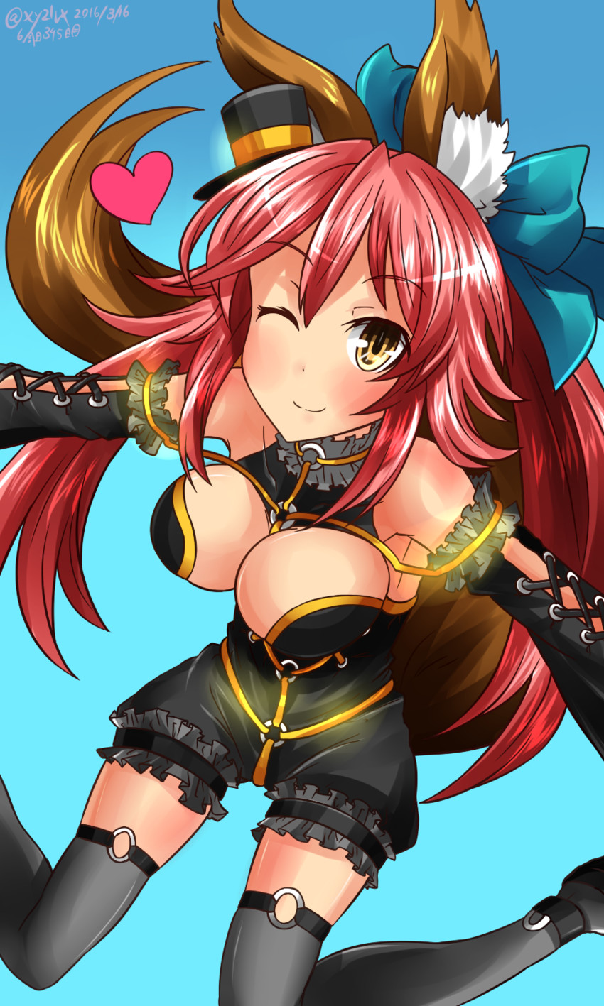 tamamo and tamamo no mae (fate and 2 more) drawn by hebitsukai-san