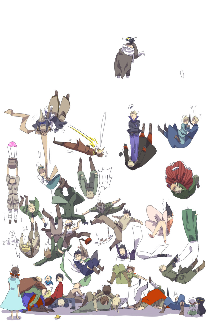 america, united kingdom, japan, russia, china, and 40 more (axis powers hetalia) drawn by guti-guti