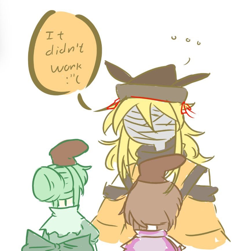 matara okina, nishida satono, and teireida mai (touhou) drawn by hakuma_(hakuma_okyk)