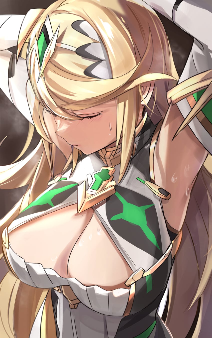mythra (xenoblade chronicles and 1 more) drawn by tomas_(kaosu22)