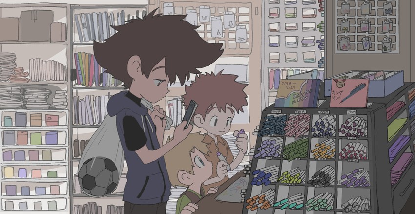 yagami taichi, takaishi takeru, and izumi koshiro (digimon and 2 more) drawn by tantanmen