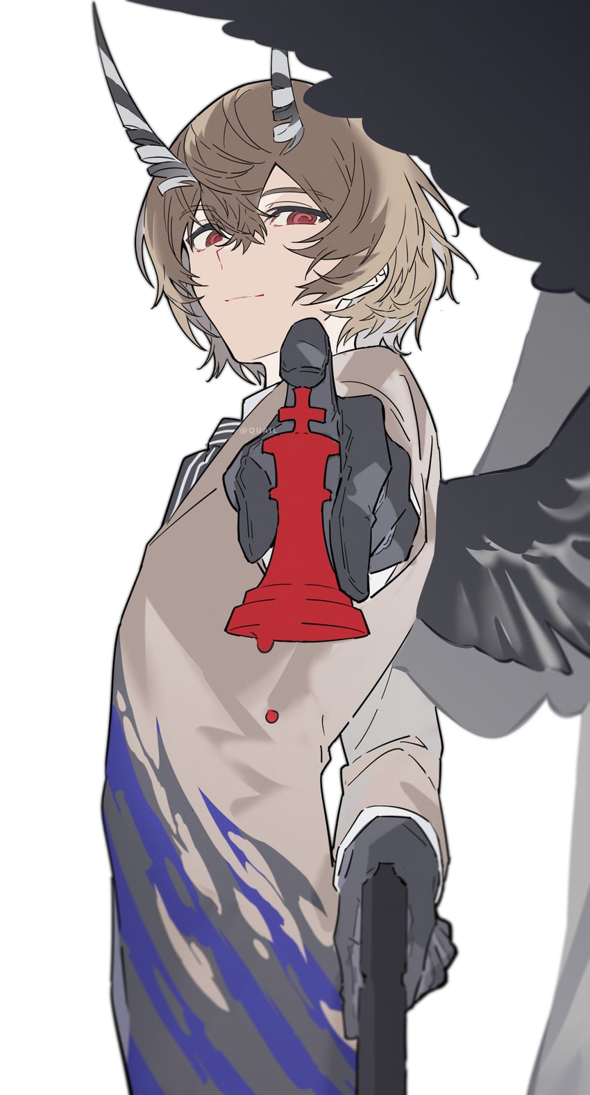 akechi gorou (persona and 1 more) drawn by anchun_(quail0503)