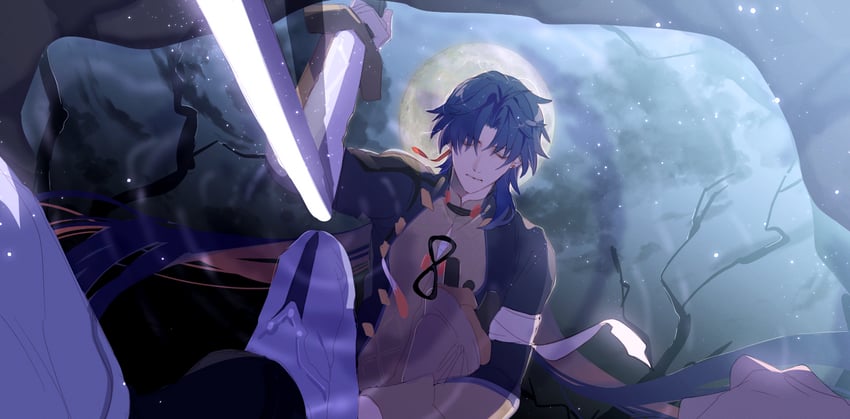 blade (honkai and 1 more) drawn by zassyoku_dd