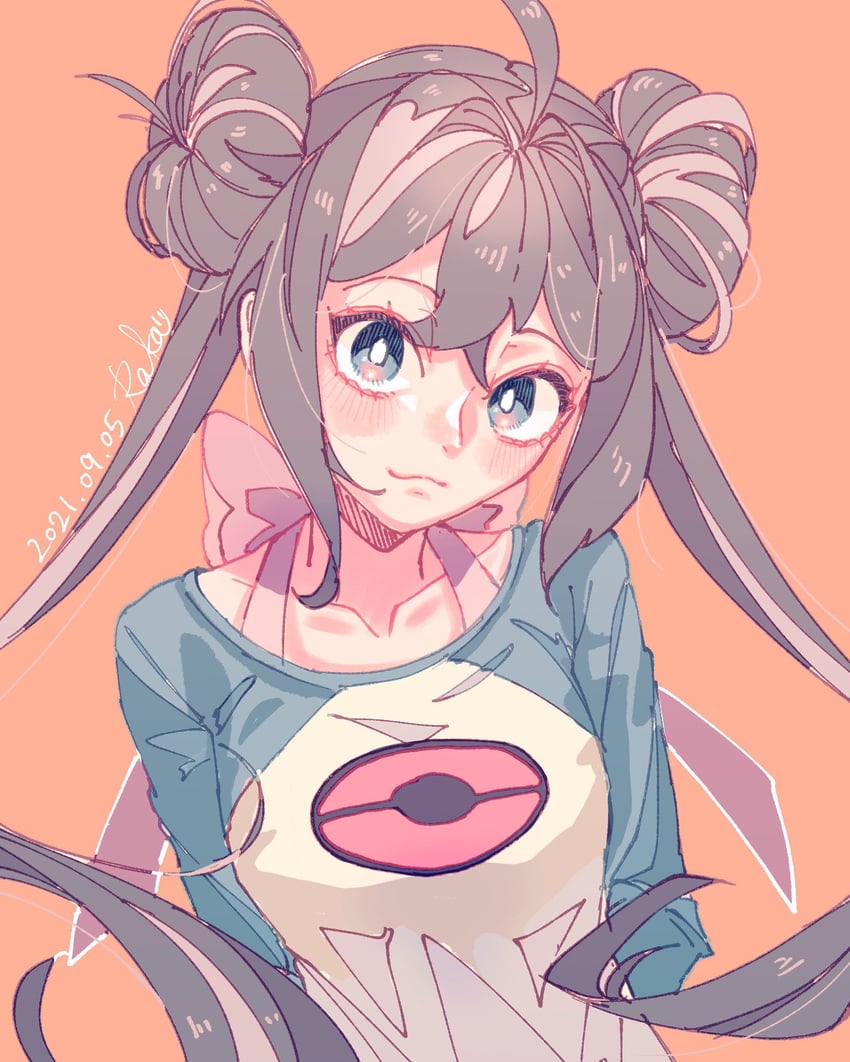 rosa (pokemon and 1 more) drawn by r.aka.