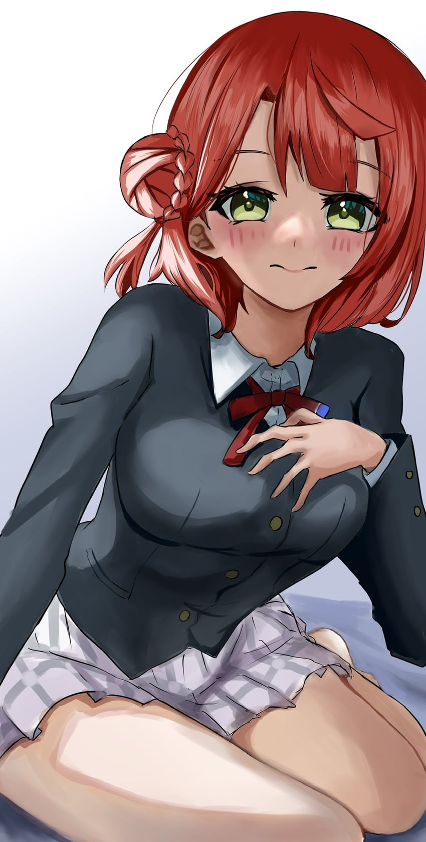 uehara ayumu (love live! and 1 more) drawn by jin_(oihlf)
