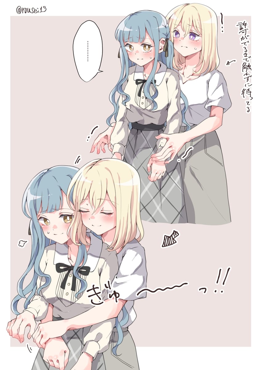 togawa sakiko and misumi uika (bang dream! and 1 more) drawn by rousei