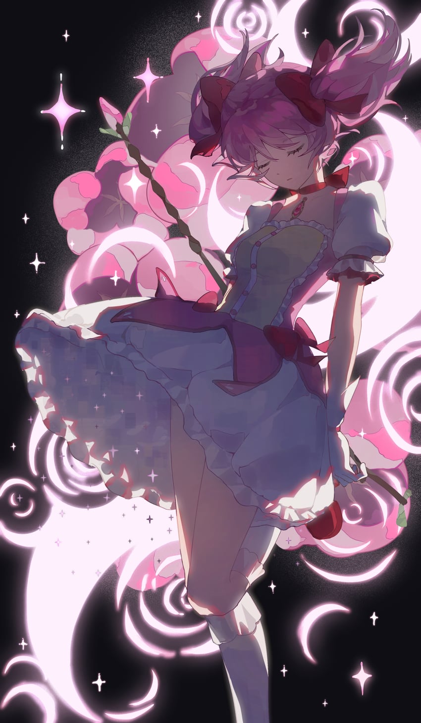 kaname madoka (mahou shoujo madoka magica) drawn by mi_ran_ran