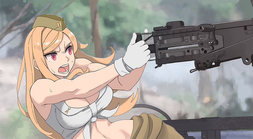 m2hb (girls' frontline and 1 more) drawn by tab_(tabkun)