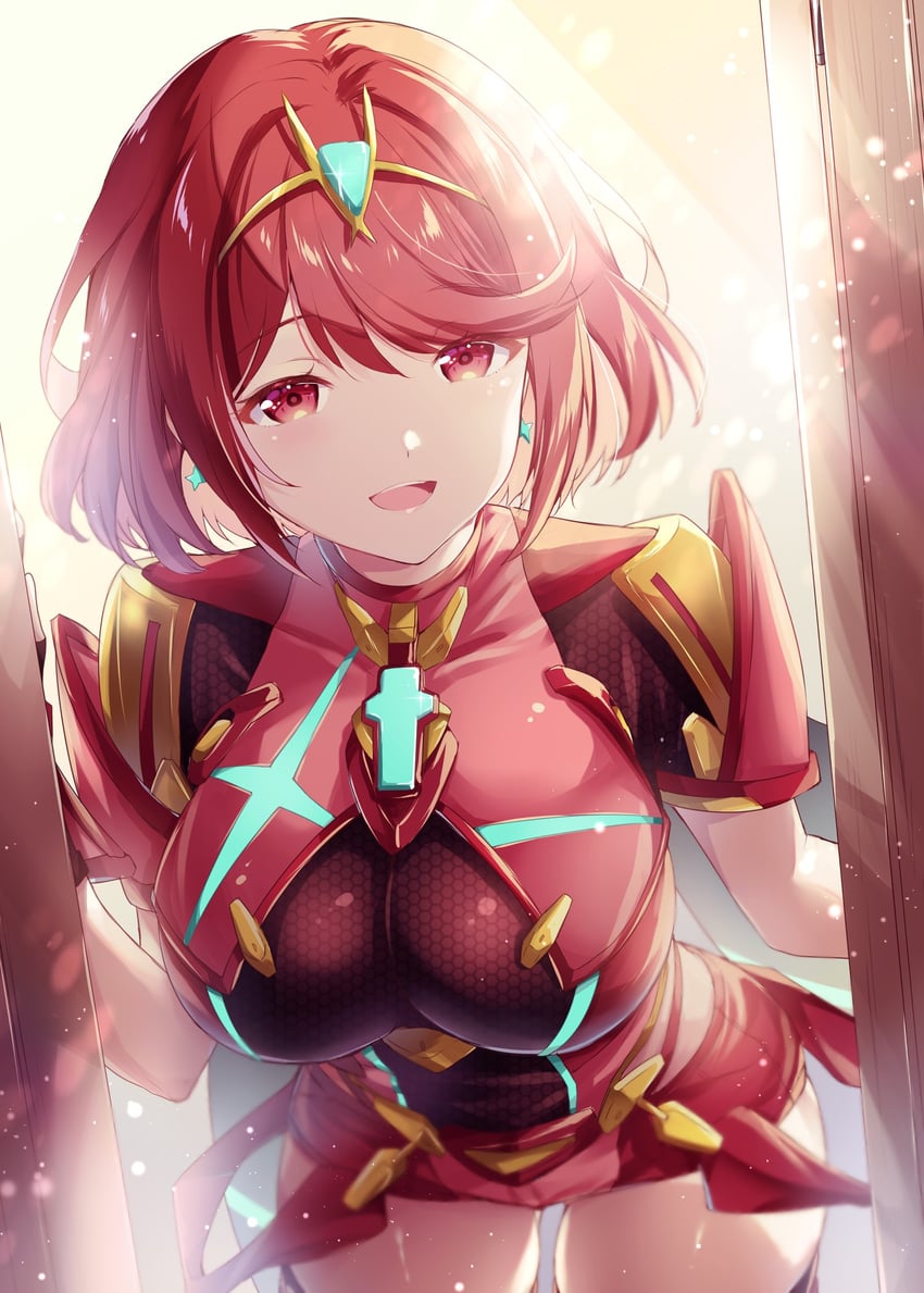 pyra (xenoblade chronicles and 1 more) drawn by ui_frara
