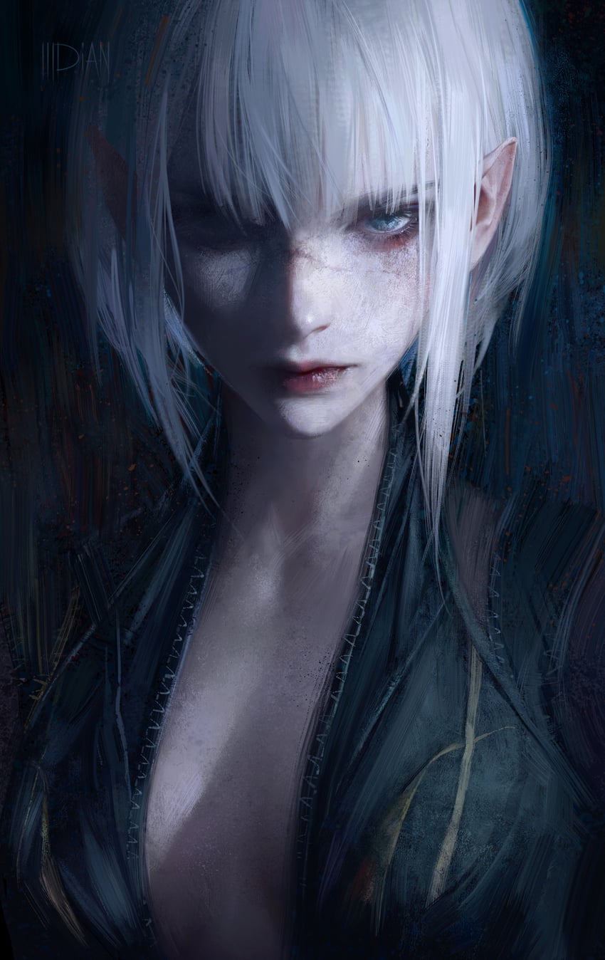 shadowheart (dungeons & dragons and 2 more) drawn by xu_youdian
