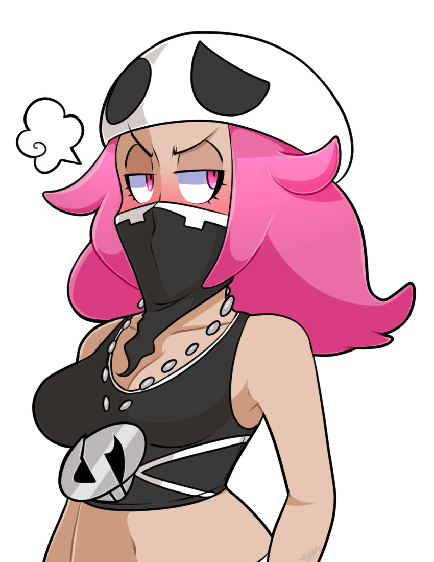 team skull grunt (pokemon and 1 more) drawn by toxicsoul77