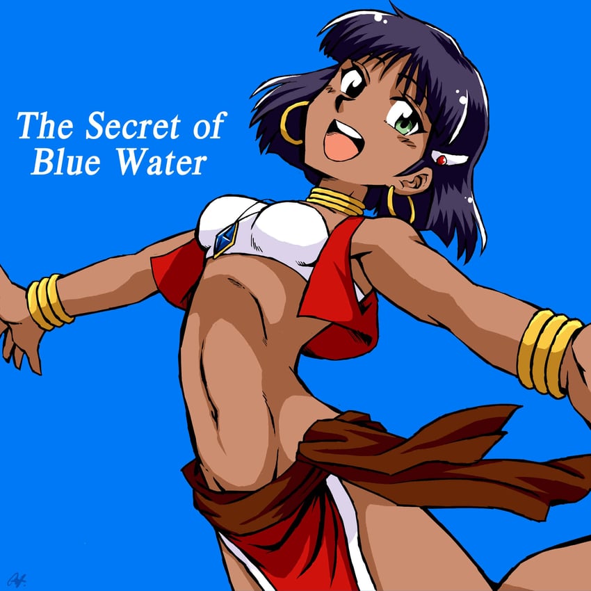 nadia la arwall (fushigi no umi no nadia) drawn by azuki_osamitsu
