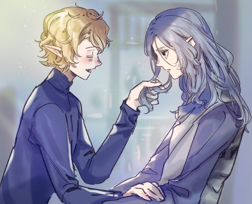 mithrun and mithrun's brother (dungeon meshi) drawn by kiritani_(ntkt_krita2)