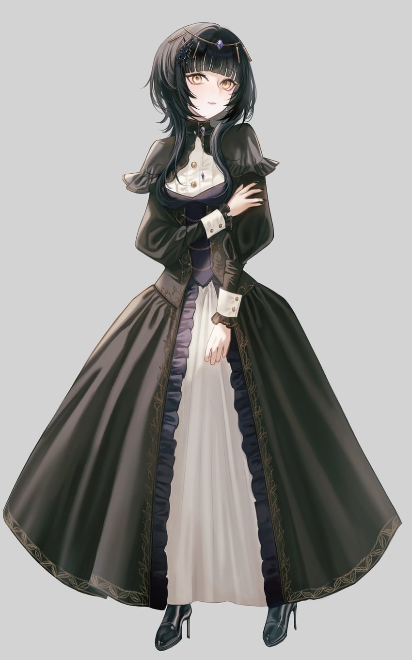 shiori novella (hololive and 1 more) drawn by fuyuumikou