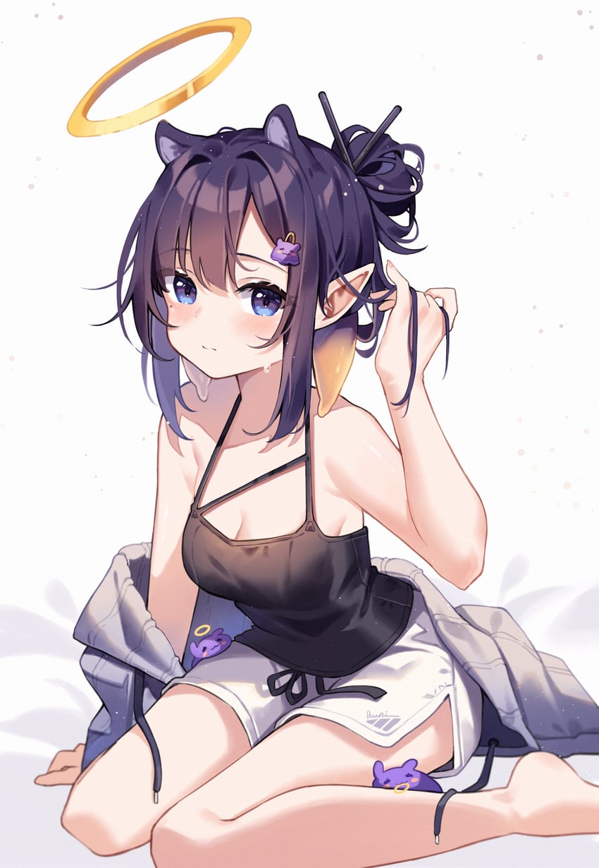 ninomae ina'nis and takodachi (hololive and 1 more) drawn by kuri_(animejpholic)