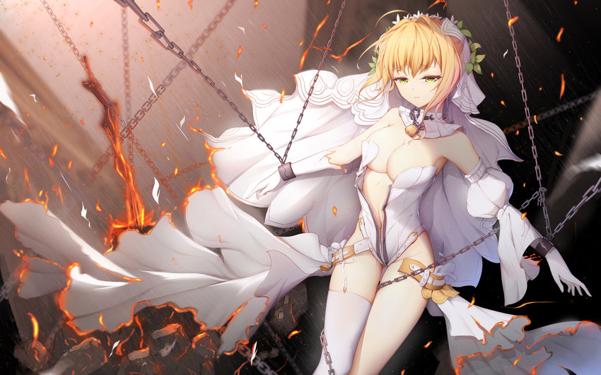 nero claudius (fate and 1 more) drawn by asa_ni_haru