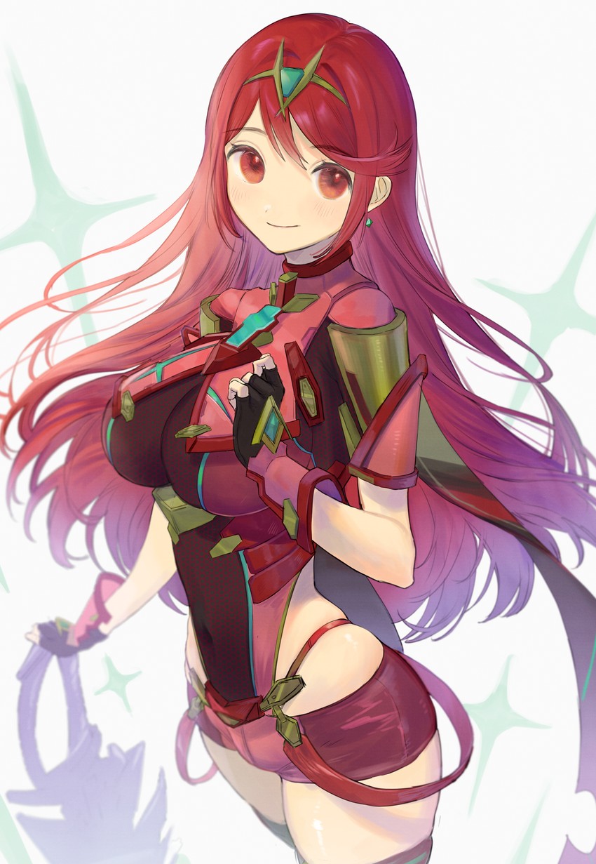 pyra (xenoblade chronicles and 1 more) drawn by fujie-yz