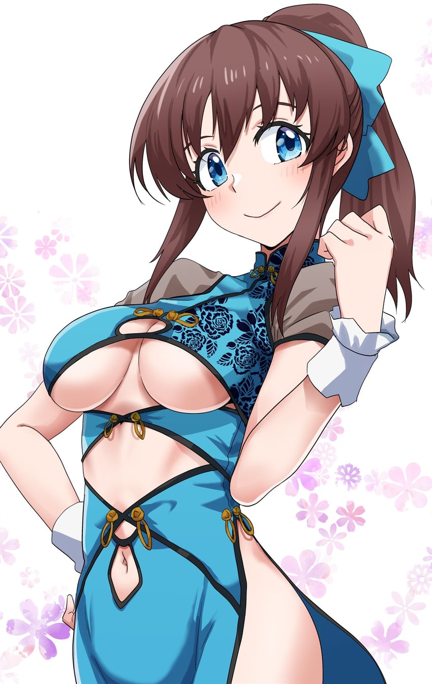 satake minako (idolmaster and 1 more) drawn by run_p_(aveton)