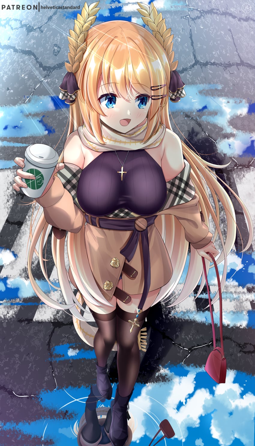 victorious (azur lane) drawn by helvetica_std
