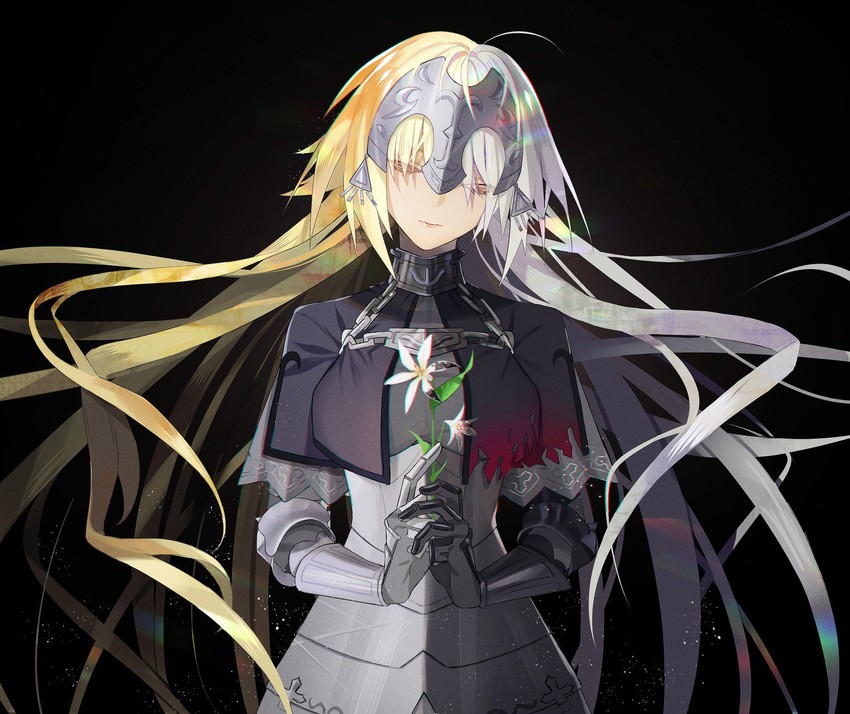 jeanne d'arc and jeanne d'arc alter (fate and 1 more) drawn by parai0