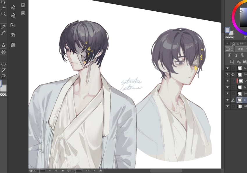 yi sang (project moon and 1 more) drawn by satome_setsuko