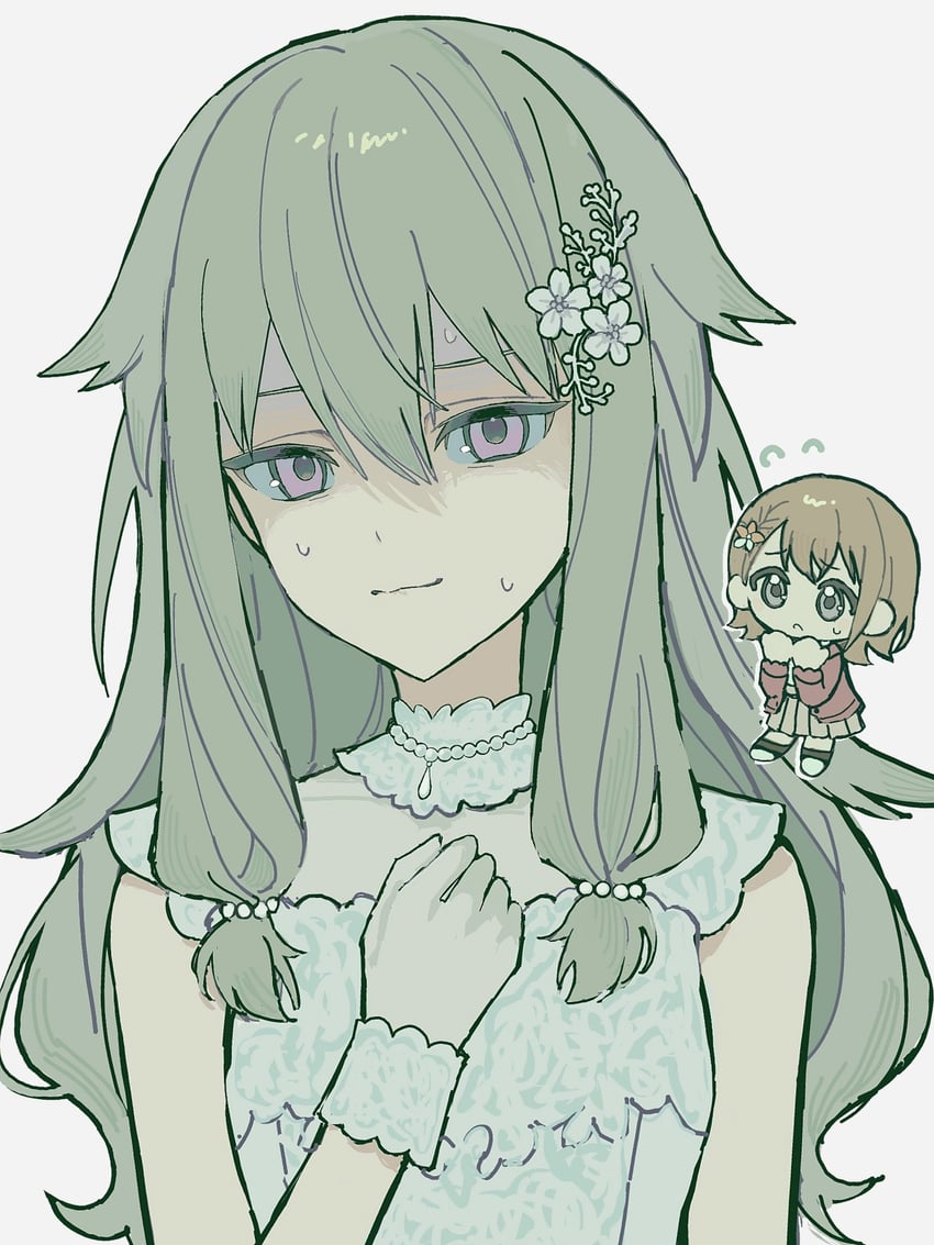 kusanagi nene and hanasato minori (project sekai) drawn by wm_q