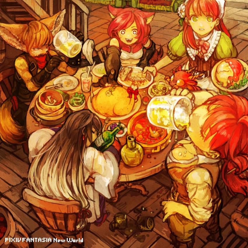 pixiv fantasia and 1 more drawn by akaneko_(redakanekocat)