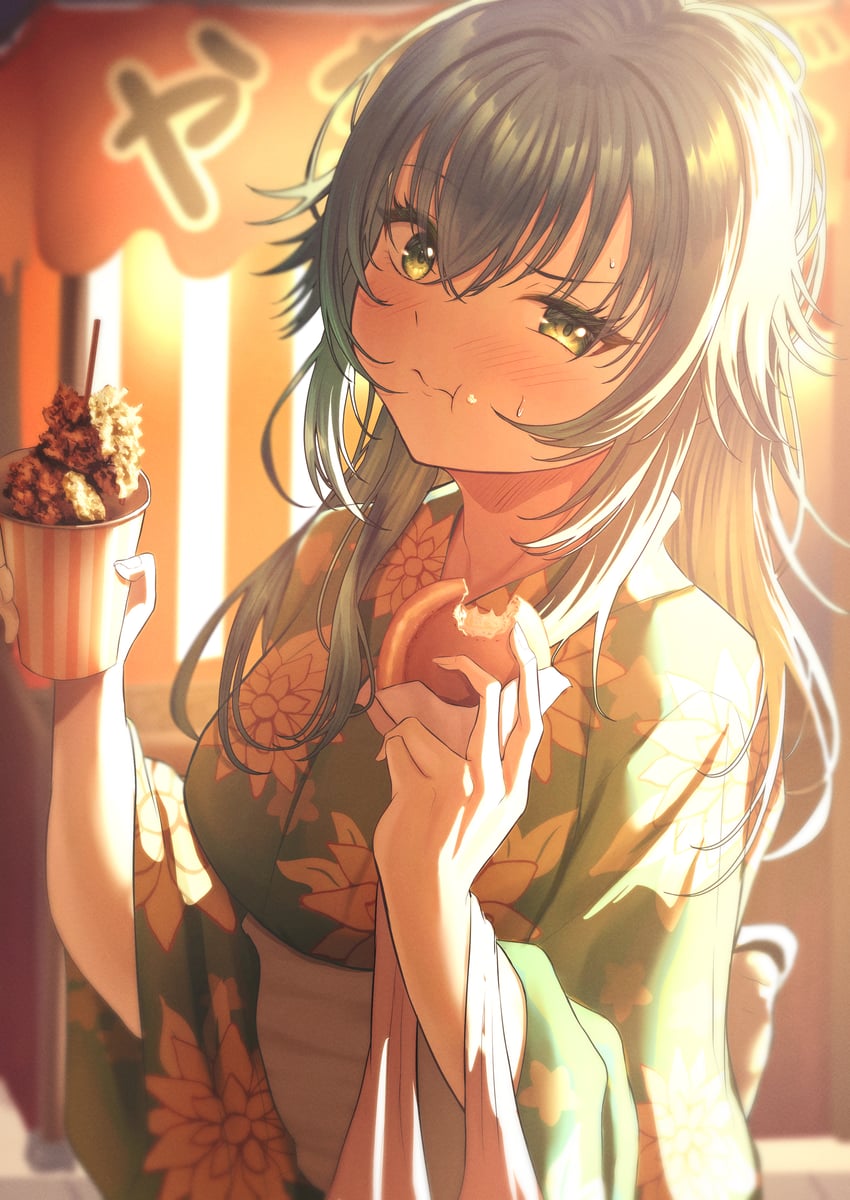 tsukimura temari (idolmaster and 1 more) drawn by misanga_(hxjd5354)