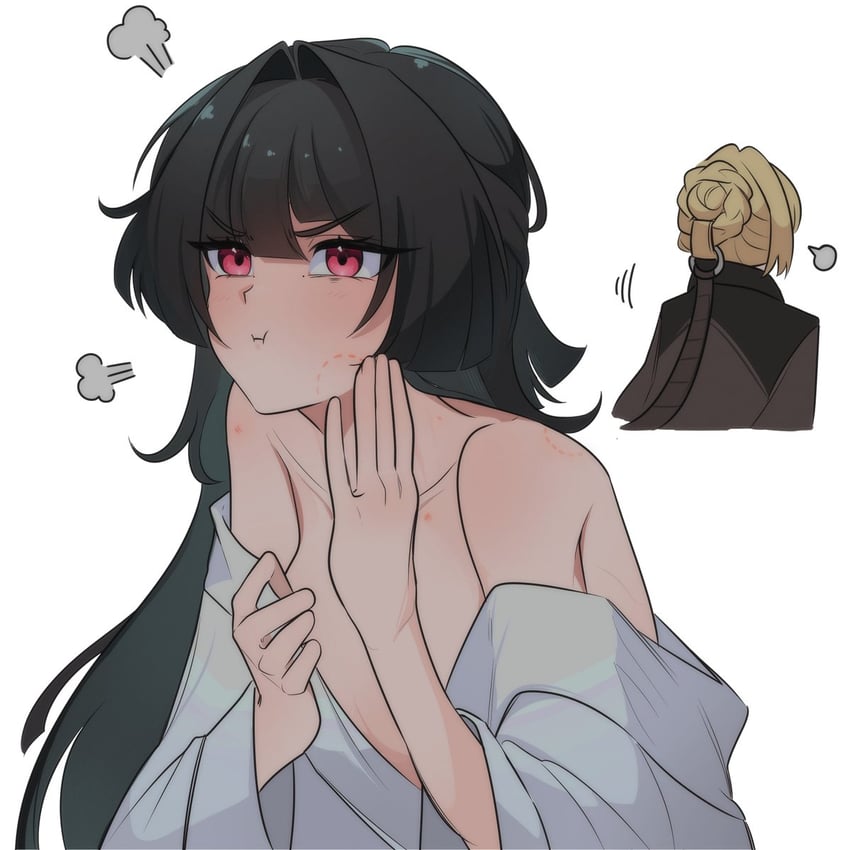 evelyn chevalier and astra yao (zenless zone zero) drawn by mizmizu27