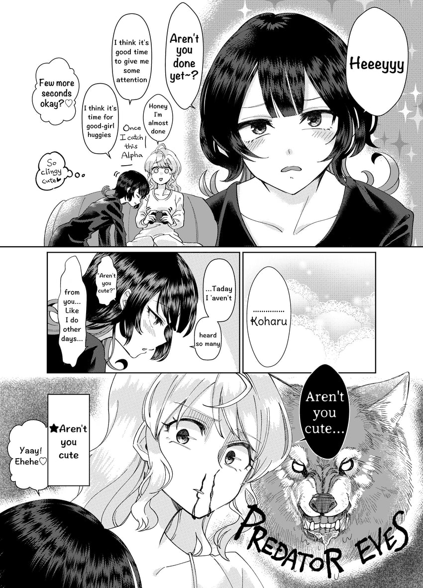 minato matsuki and koharu suzumura (koharu and minato) drawn by hyaluron_&_daruma