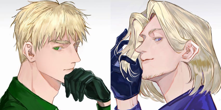 united kingdom and france (axis powers hetalia) drawn by wanlaijuji132