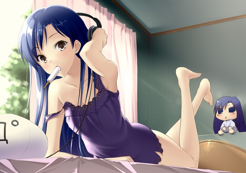 kisaragi chihaya and chihyaa (idolmaster and 1 more) drawn by kagetsuki