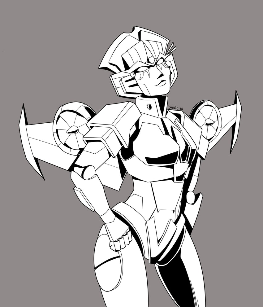 windblade (transformers) drawn by itsdansc