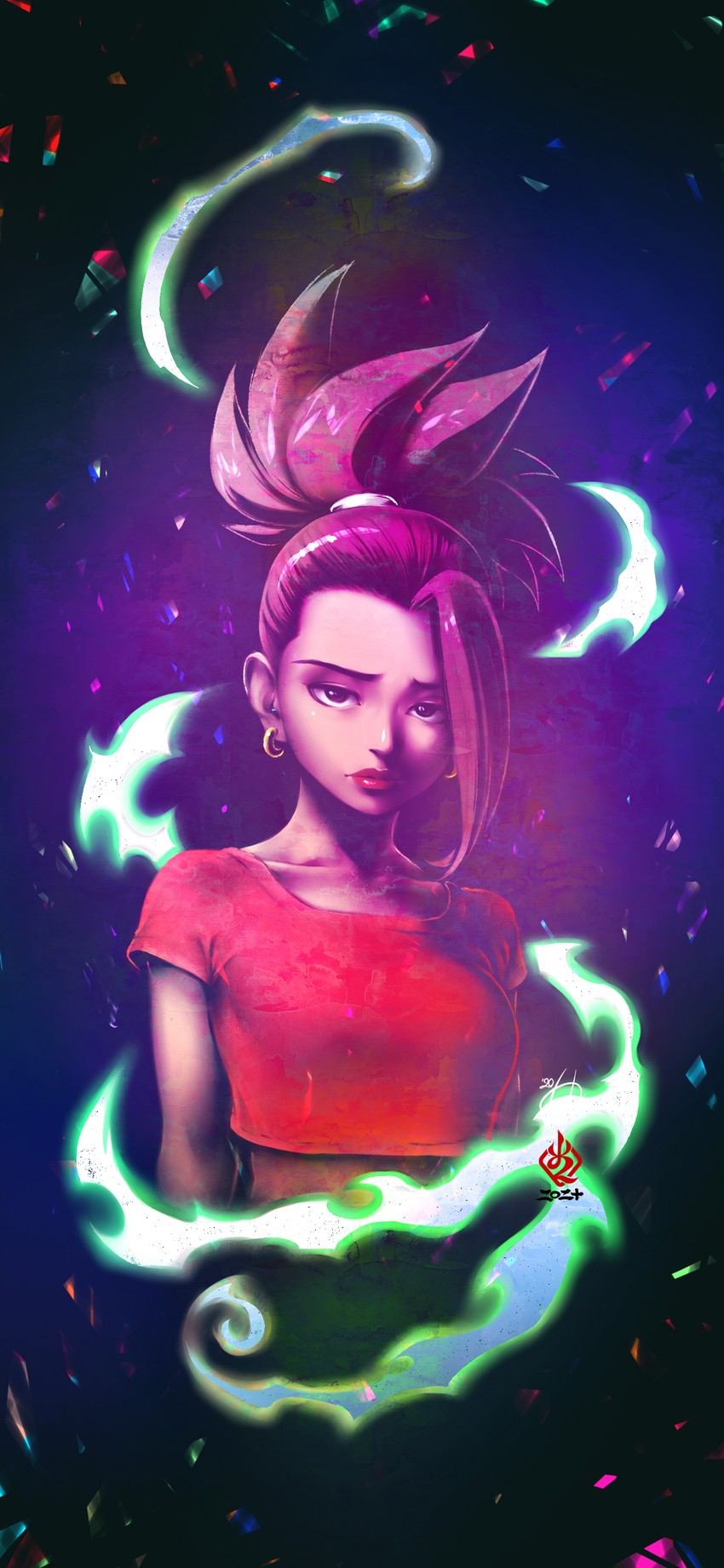 kale (dragon ball and 1 more) drawn by kanchiyo