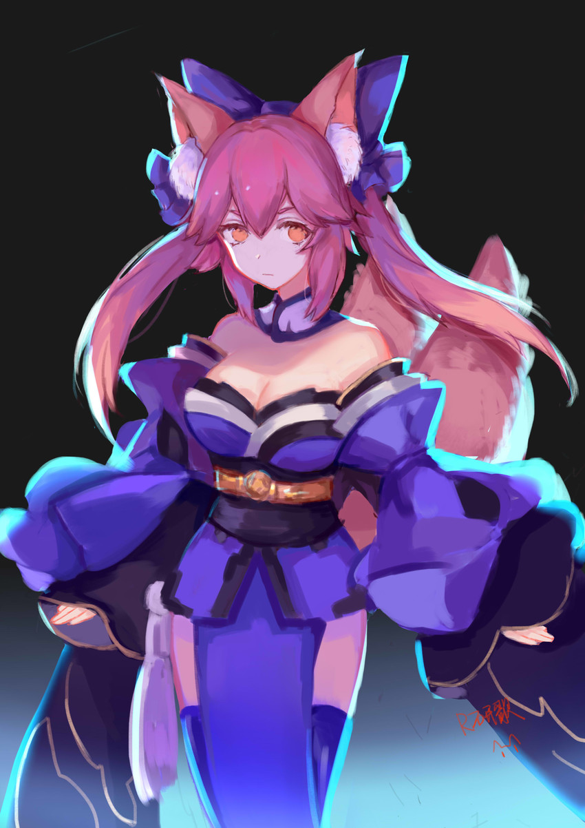 tamamo and tamamo no mae (fate and 3 more) drawn by yan_ge