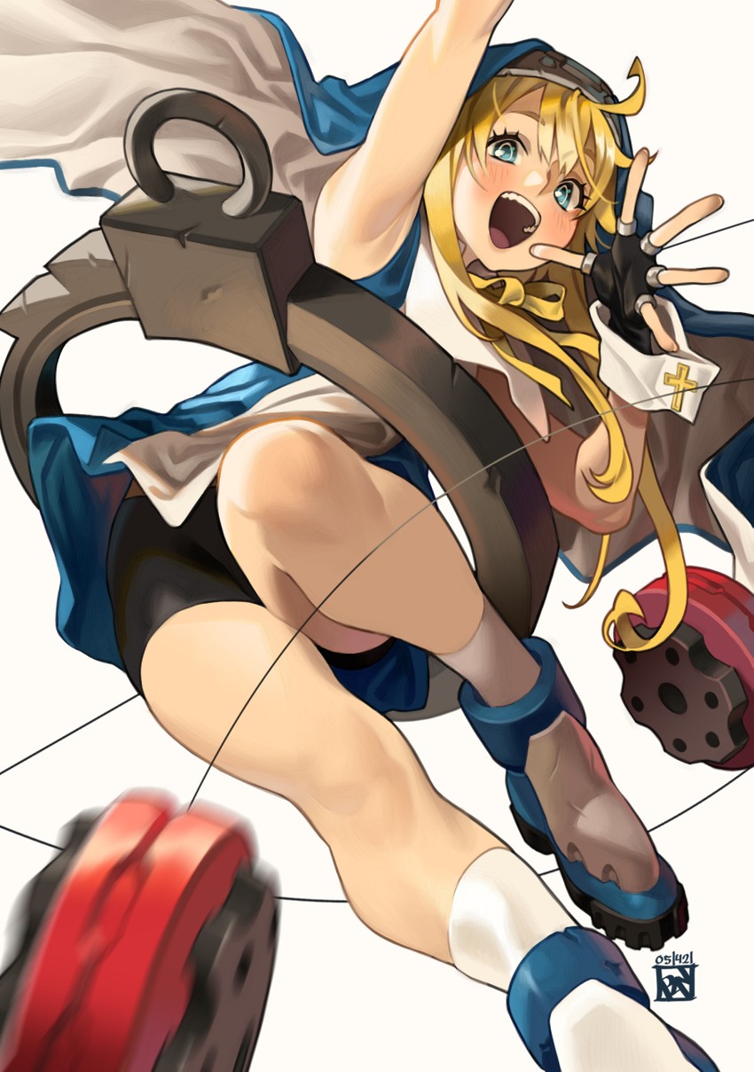 bridget (guilty gear and 1 more) drawn by poch4n