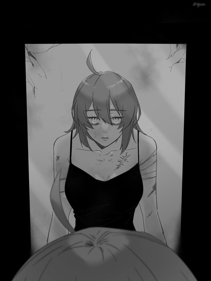 fujimaru ritsuka (fate and 1 more) drawn by ingo_u