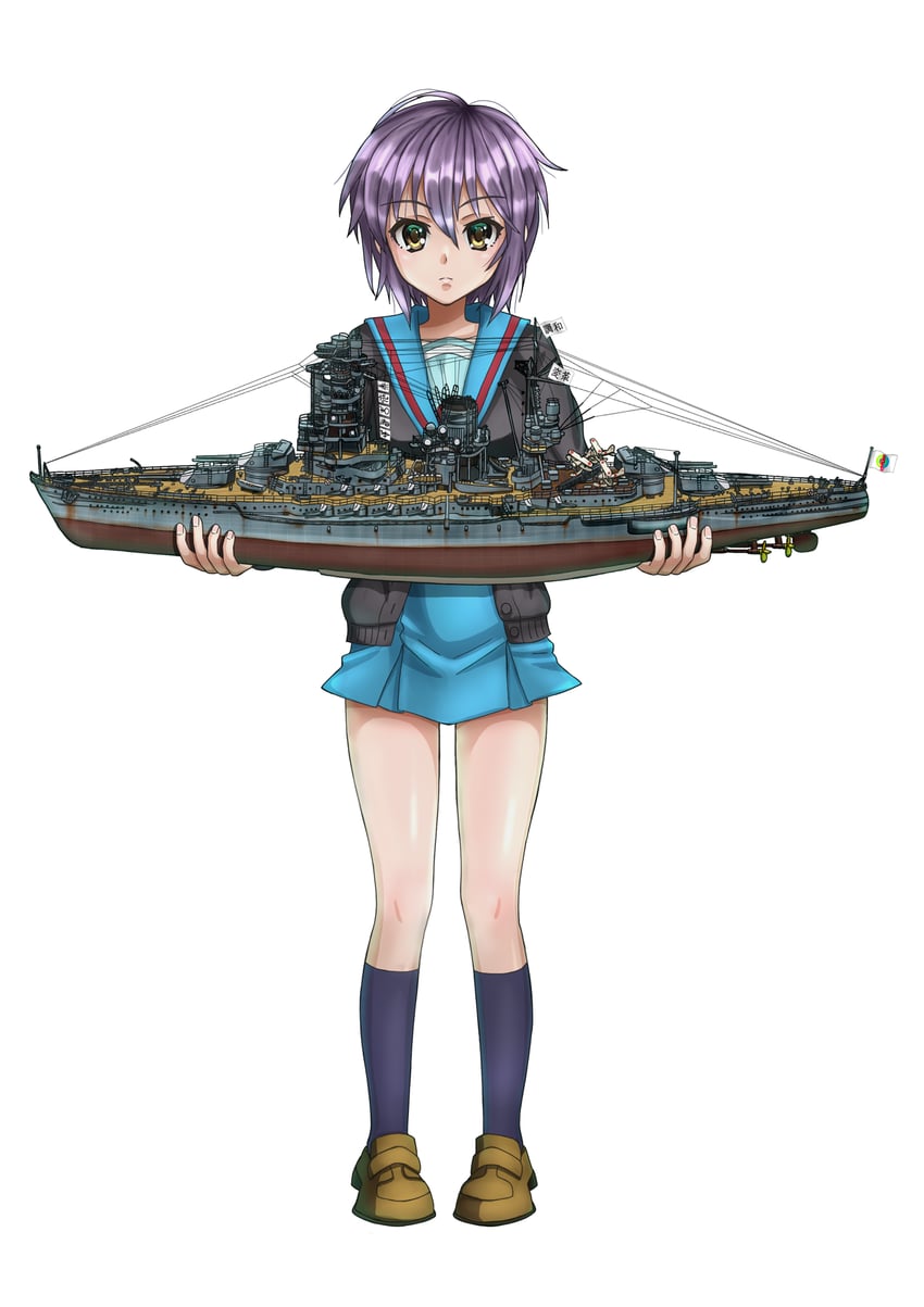 nagato yuki (suzumiya haruhi no yuuutsu) drawn by bickle_(bickle1983)
