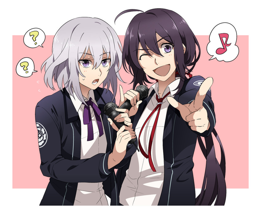 namazuo toushirou and honebami toushirou (touken ranbu) drawn by natsuo_(720ge)
