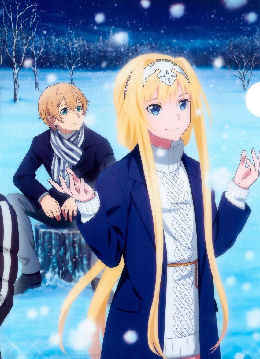 alice zuberg and eugeo (sword art online and 1 more)