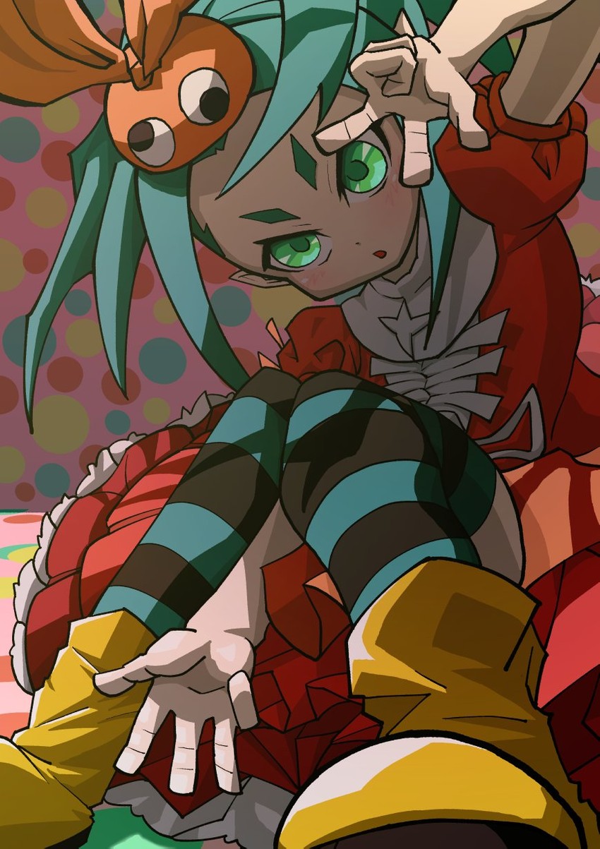 ononoki yotsugi (monogatari and 1 more) drawn by daisuked111
